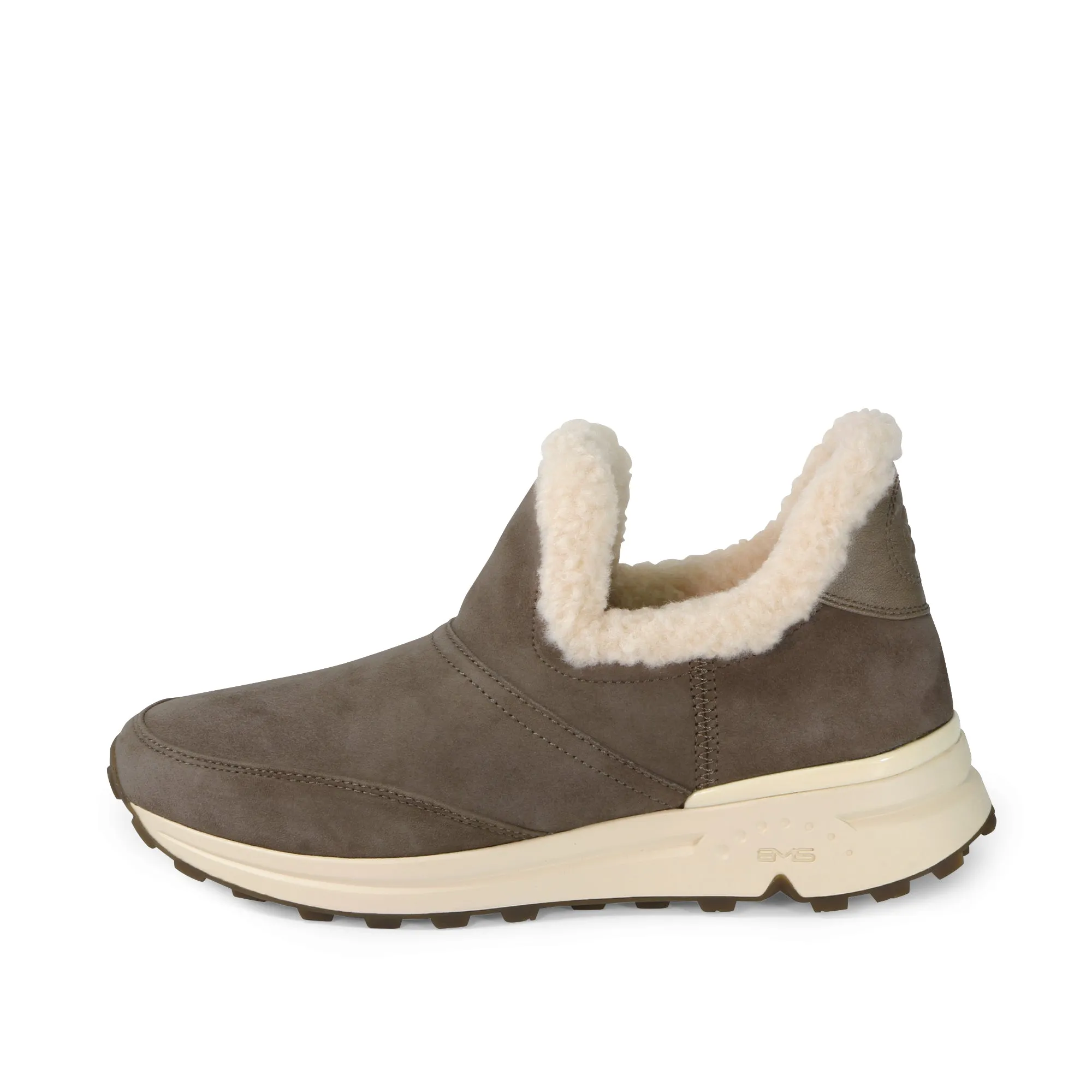 BMS Furry Ankle Boots (Taupe)