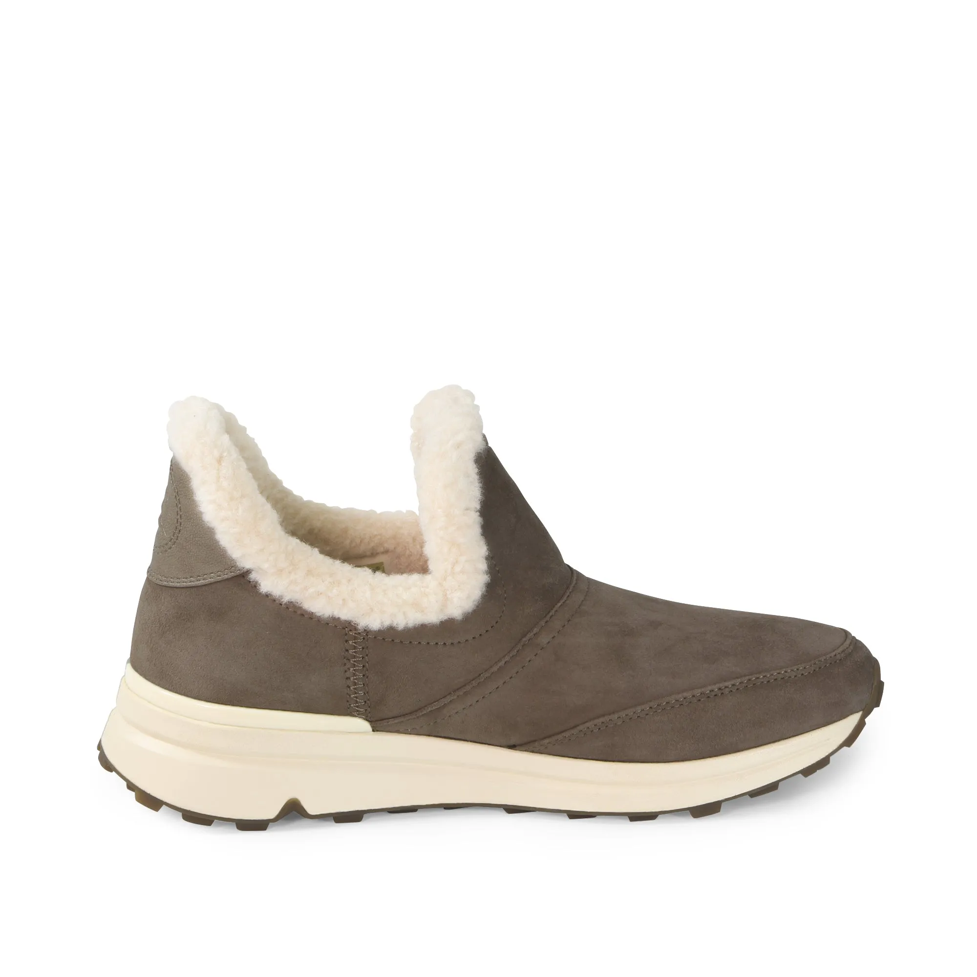 BMS Furry Ankle Boots (Taupe)