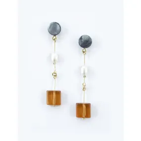 Cubist Dangle Earrings