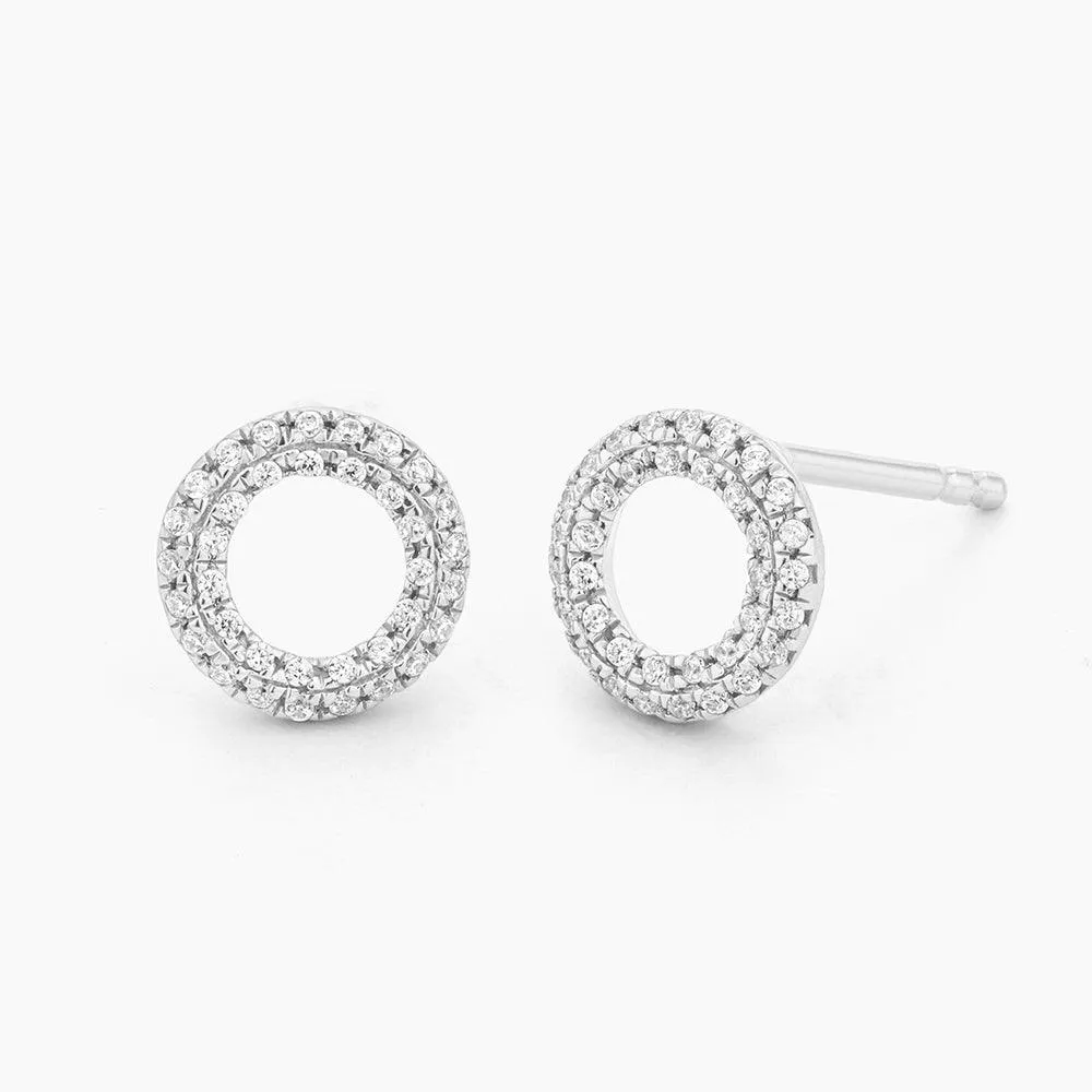 Ella Stein Sealed With A Kiss Stud Earrings in Sterling Silver