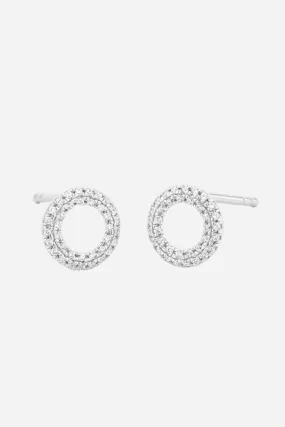 Ella Stein Sealed With A Kiss Stud Earrings in Sterling Silver