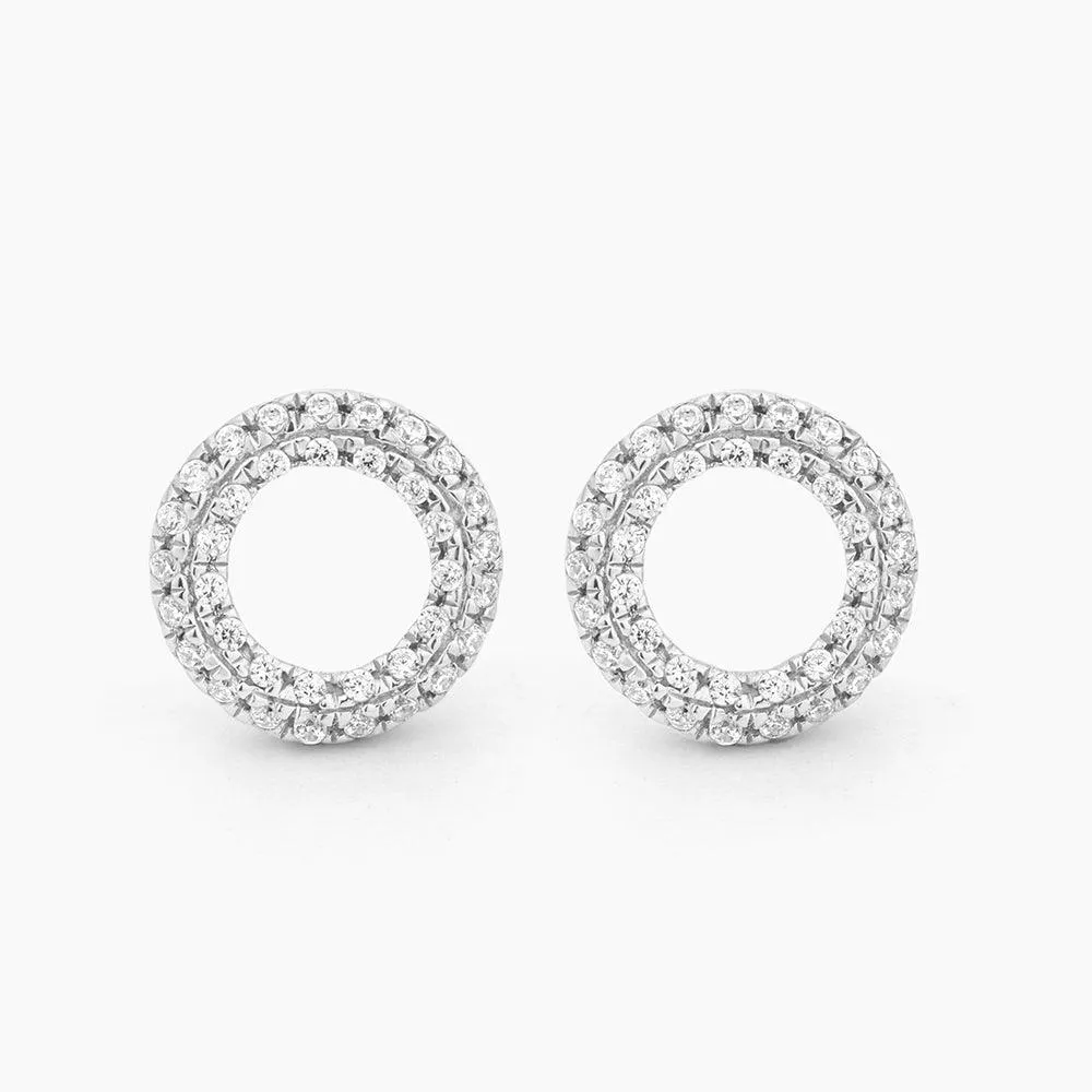 Ella Stein Sealed With A Kiss Stud Earrings in Sterling Silver