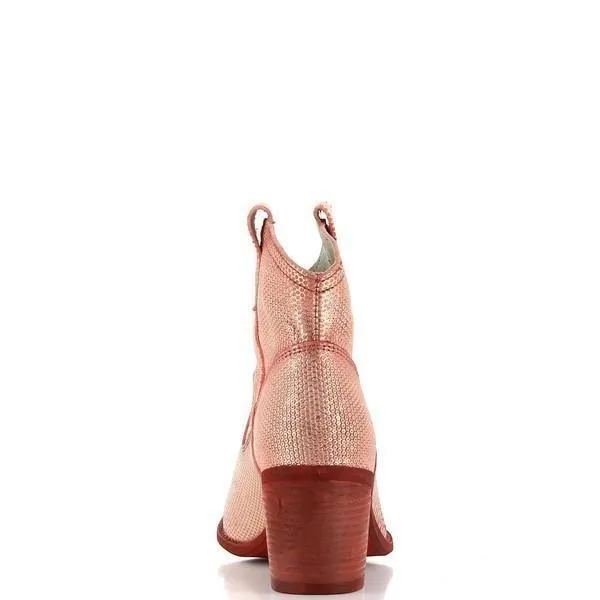 Felmini 7487 Red Ankle Boots