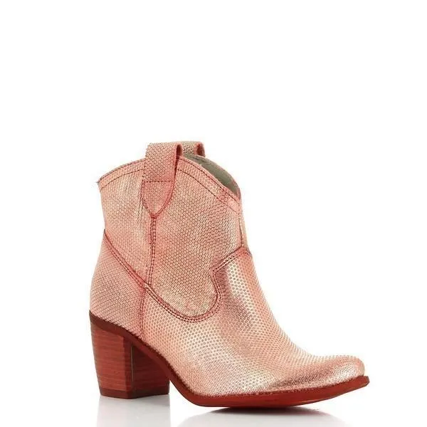 Felmini 7487 Red Ankle Boots