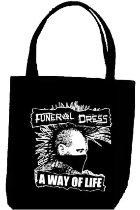 FUNERAL DRESS WAY tote