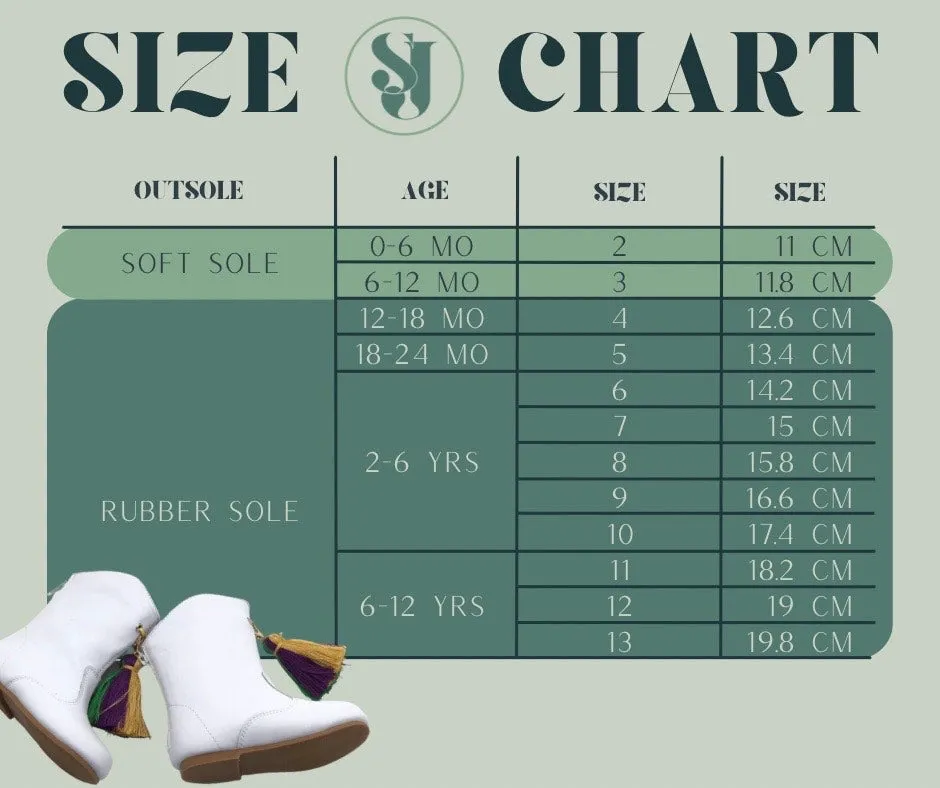 Infant & Kids Mardi Gras Boots