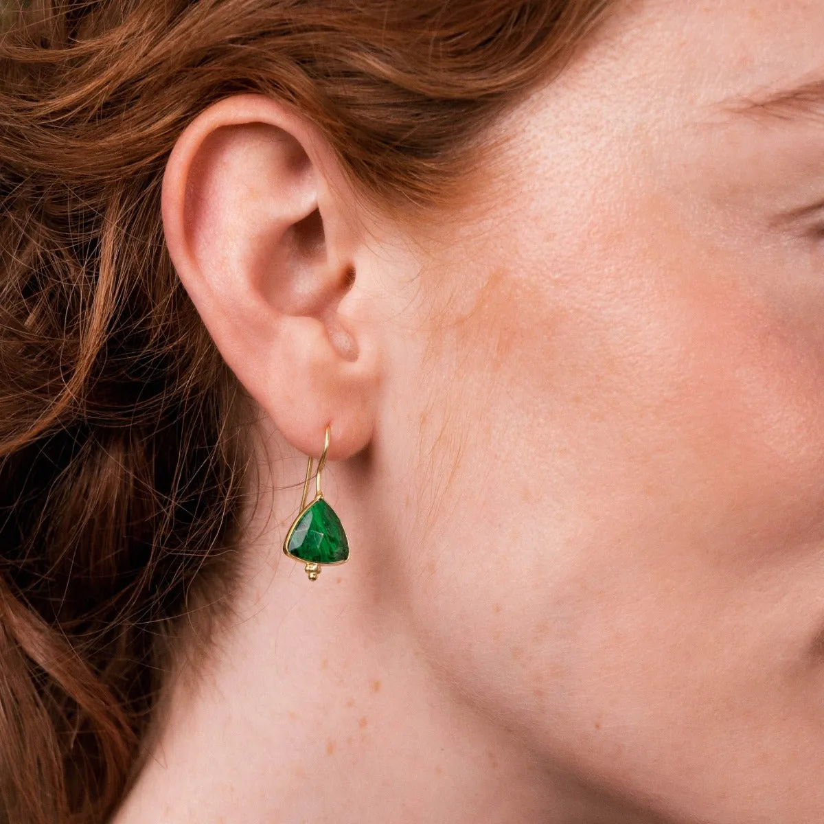 Lola Malachite Earrings