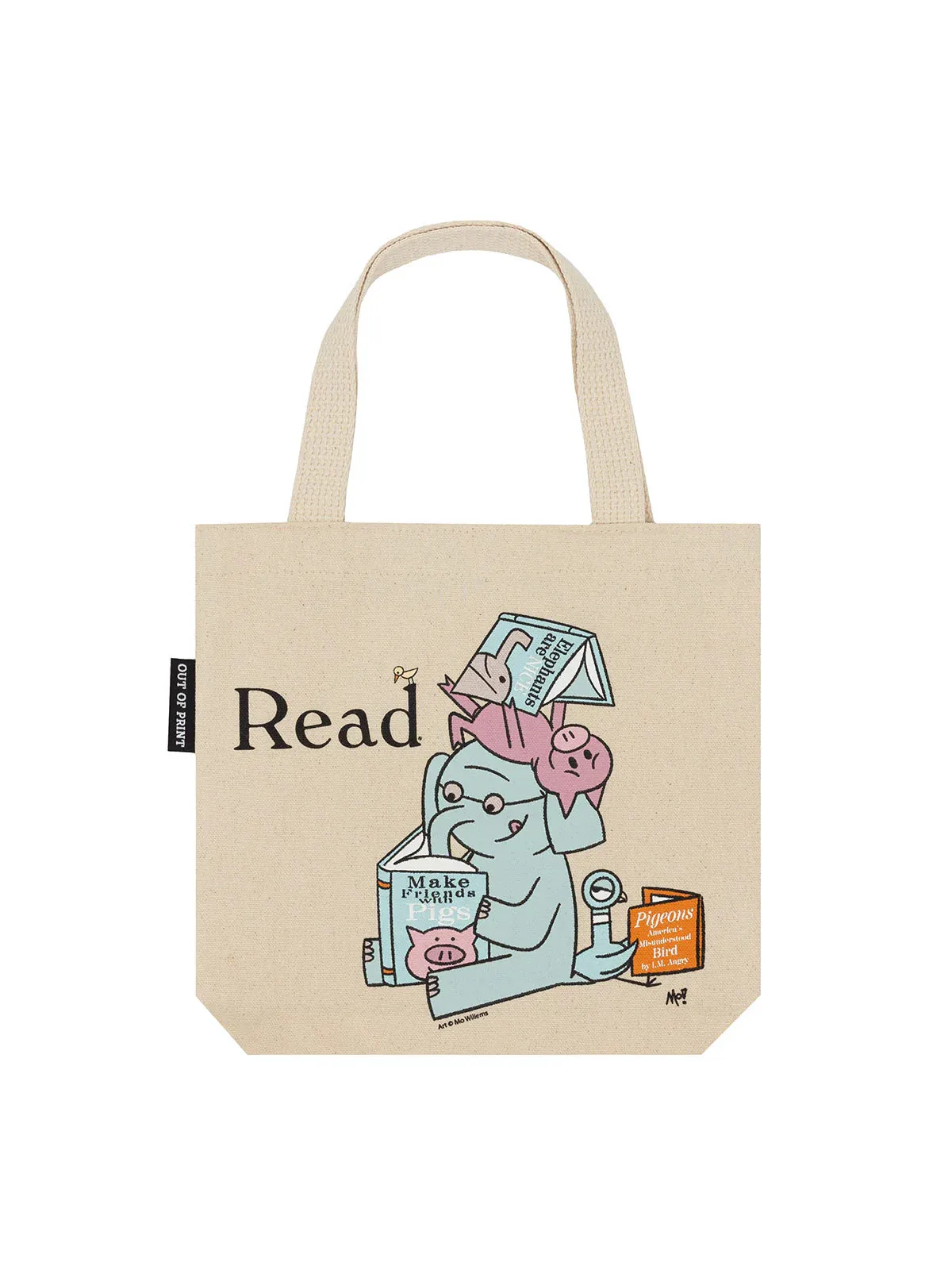 Out of Print Readers Mini Tote Bag: Elephant & Piggie