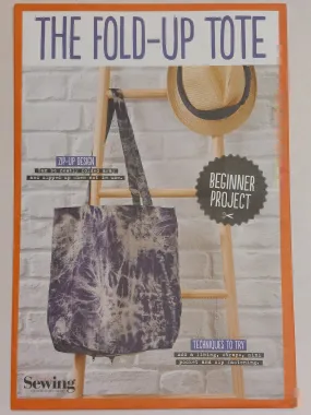 Preloved Uncut Simply Sewing Pattern - Fold-Up Tote Bag