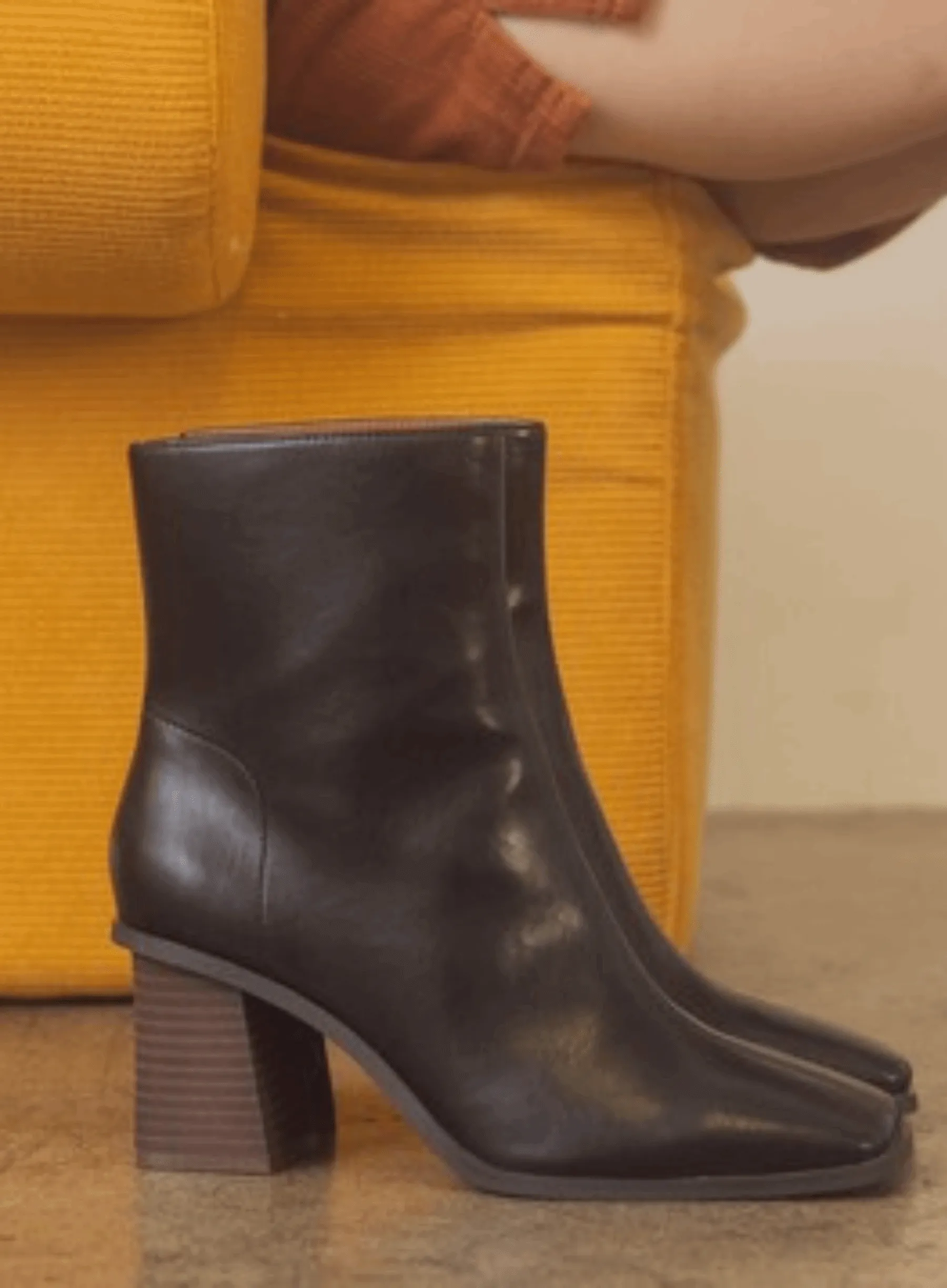 Vera Square Toe Ankle Boots