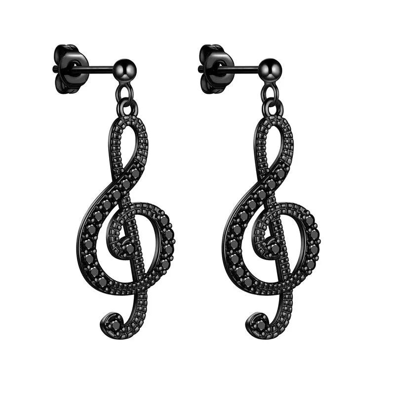 Women Musical Note Earrings Treble Clef Jewelry Gifts for Music Lover
